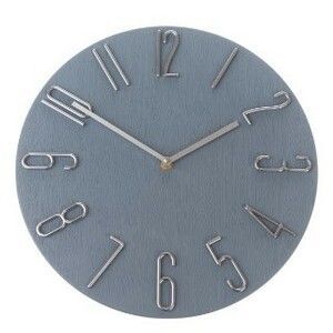 Nástěnné hodiny Berry grey, pr. 30, 5 cm, plast obraz
