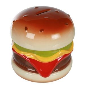 Keramická pokladnička Hamburger obraz