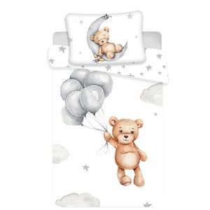 Jerry Fabrics Dětské bavlněné povlečení do postýlky Medvídek baby, 100 x 135 cm, 40 x 60 cm obraz