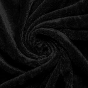 Jahu Prostěradlo Mikroplyš černá, 180 x 200 cm obraz