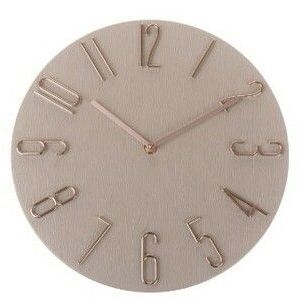 Nástěnné hodiny Berry beige, pr. 30, 5 cm, plast obraz