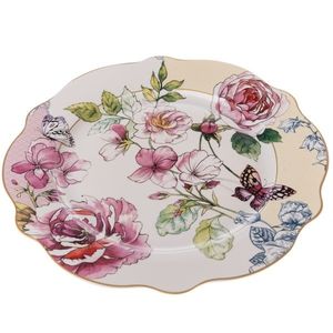 Porcelánový mělký talíř Roses, 27 cm obraz