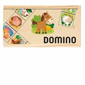 Woody Domino Domácí zvířata, 19 x 10 x 5 cm obraz