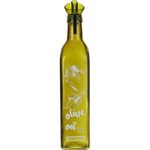 EH Skleněná láhev na olivový olej s nálevkou, 500 ml obraz
