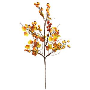 Podzimní větvička se šípky, 60 x 15 cm obraz