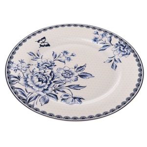 Porcelánový talíř Blue Rose, 19, 5 cm obraz