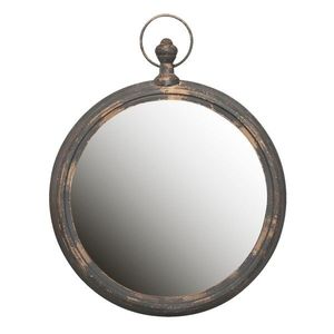Kulaté retro zrcadlo ve tvaru stopek Raer - 62*6*78 cm 52S119 obraz