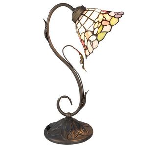 Stolní Tiffany lampa Blooming - Ø 20*48 cm 5LL-5920 obraz