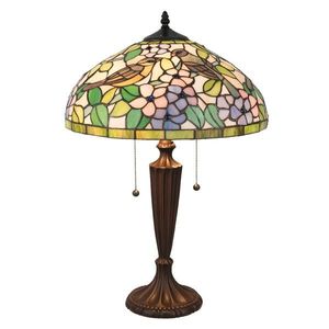 Stolní lampa Tiffany Floraison - Ø 41*60 cm / E27 / Max. 2x60 Watt 5LL-5209 obraz