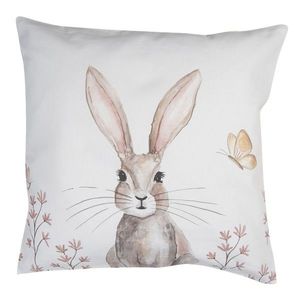 Povlak na polštář s velikonočním motivem králíka Rustic Easter Bunny - 40*40 cm REB21 obraz