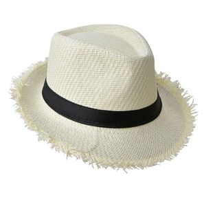 Béžový dámský slaměný letní klobouk - 58 cm JZHA0039BE obraz