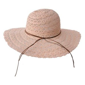 Růžový dětský háčkovaný klobouk - 58 cm MLHAT0094P obraz