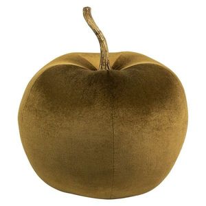 Taupe sametové dekorativní jablko Apple L - 31*31*36cm DCFAT36 obraz
