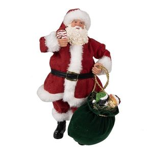Vánoční dekorace Santa Claus s pytlem dárků - 16*8*28 cm 65224 obraz