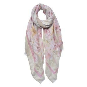 Dámský šátek s potiskem růžový 70x180 cm - 70x180 cm JZSC0709 obraz