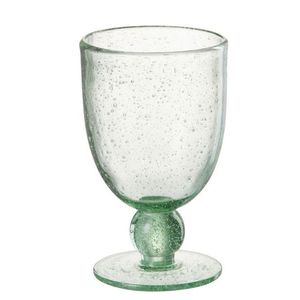 Zelená sklenička na víno s bublinkami Wine Lisboa green - Ø9*15cm / 370ml 21700 obraz