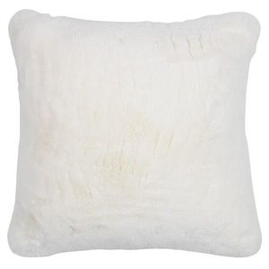 Bílý plyšový měkoučký polštář Soft Teddy White Off - 45*15*45cm FXKSKW obraz