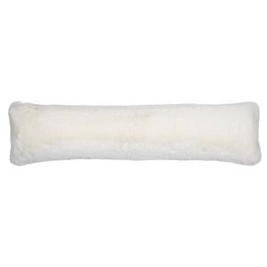 Bílý plyšový měkoučký dlouhý polštář Soft Teddy White Off - 90*13*20cm FXTKKW obraz
