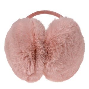 Růžové dámské chlupaté klapky na uši - one size JZEW0003DP obraz