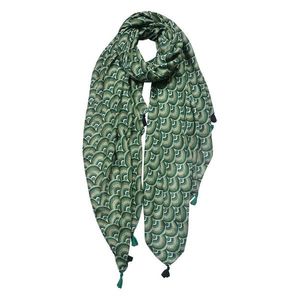 Zelený šátek Green Lady - 90*180 cm JZSC0748GR obraz
