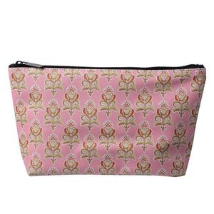 Růžová toaletní taška květinový Ornament - 26*6*16 cm JZTT0008-01 obraz