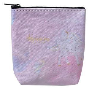 Růžová malá peněženka / taštička s jednorožcem Unicorn I - 11*11 cm JZWA0158 obraz