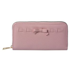 Růžová peněženka s mašličkou - 19*10 cm JZWA0165P obraz