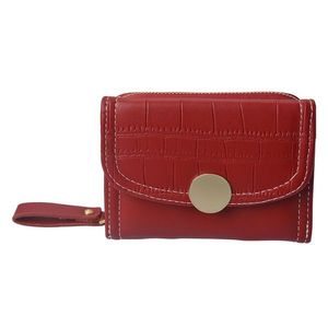Multifunkční malá červená peněženka - 11*9 cm JZWA0166R obraz