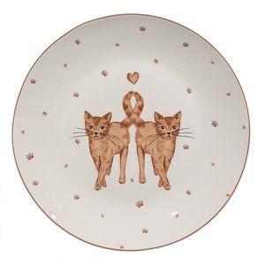 Porcelánový dezertní talíř s kočičkami Kitty Cats - Ø 20*2cm KCSDP obraz