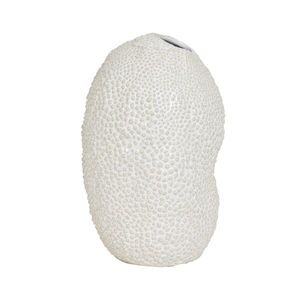 Béžovo-bílá keramická váza Kyana L - Ø 18*28 cm 5982026 obraz