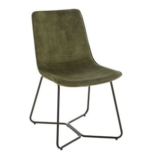 Zelená sametová jídelní židle Chair Isabel Green - 64*47*89cm 19517 obraz