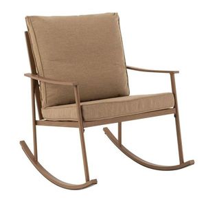 Hnědé kovové houpací křeslo Chair Pallo Swing - 64*93*80 cm 20083 obraz