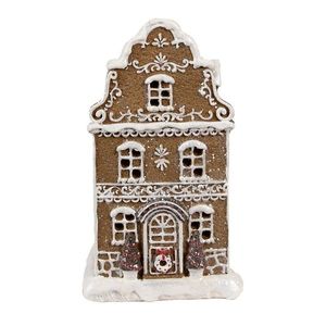Vánoční perníkový domek s Led světýlky Gingerbread House - 12*10*21cm/ 3*AAA 6PR4976 obraz