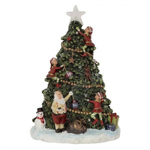 Dekorace vánoční stromek s Led světýlky Christmas Tree - 18*15*26 cm / 3*AAA 6PR3971 obraz