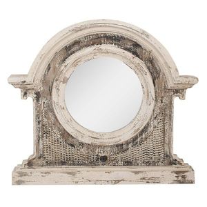 Nástěnné hnědé dřevěné zrcadlo Avolio - 89*8*82 cm 52S299 obraz