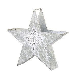 Zinková antik kovová dekorace ve tvaru hvězdy - 26*7*25cm 52044400 obraz