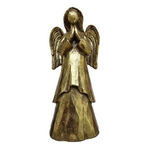 Zlatý antik dekorační anděl Anjel - 8*5, 5*20 cm US105039-2 obraz