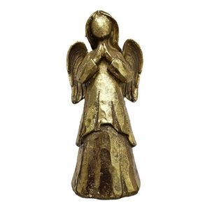 Zlatý antik dekorační anděl Anjel - 8*4*15 cm US105031-2F obraz