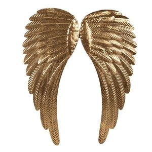 Zlatá antik nástěnná dekorace andělská křídla Angel Wings - 43*1*55 cm 6Y5465 obraz