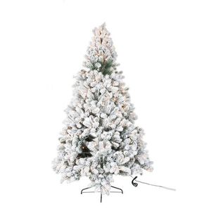 Zasněžený vánoční stromek s led světýlky Snowy - 105*105*185cm 19195 obraz