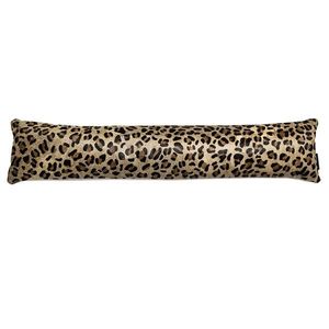 Kožený dlouhý polštář z hovězí kůže Cow leopard - 90*20*10cm MHLPTK obraz
