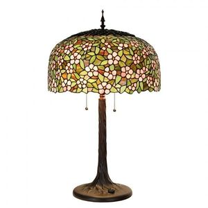 Barevná stolní lampa Tiffany Flower Garden - Ø 46*72cm 5LL-6349 obraz