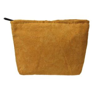 Žlutá dámská toaletní taška Carina - 25*18 cm JZMB0015Y obraz