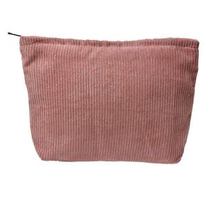Růžová dámská toaletní taška Carina - 25*18 cm JZMB0015P obraz