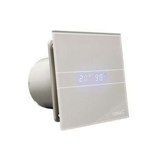 CATA E-100 GSTH koupelnový ventilátor axiální s automatem, 4W/8W, potrubí 100, stříbr 00900600 obraz