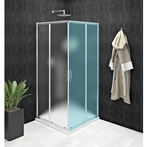 GELCO SIGMA SIMPLY sprchové dveře posuvné pro rohový vstup 1000 sklo Brick GS2410 obraz