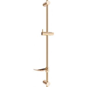 MEXEN DF Posuvný držák sprchy s mýdlenkou, 80 cm, růžové zlato 79382-60 obraz