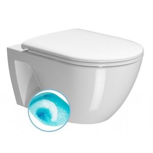 GSI PURA ECO závěsná WC mísa, Swirlflush, 36x55cm, bílá ExtraGlaze 880711 obraz