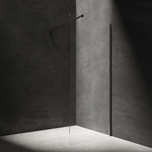 OMNIRES MARINA walk-in, 110 cm černá mat / transparent /BLMTR/ DNR11XBLTR obraz