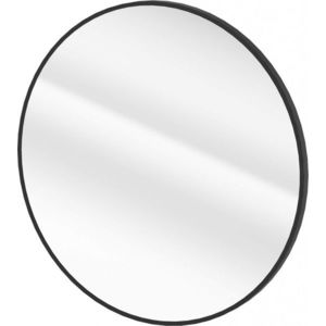 DEANTE Kulaté zrcadlo nero, závěsné, v rámu kulaté ADR_N831 obraz